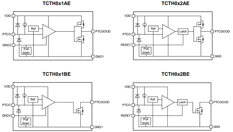Block Diagram - Toshiba Thermoflagger™ Over-Temperature ICs Block Diagram - Toshiba Thermoflagger™ Over-Temperature ICs